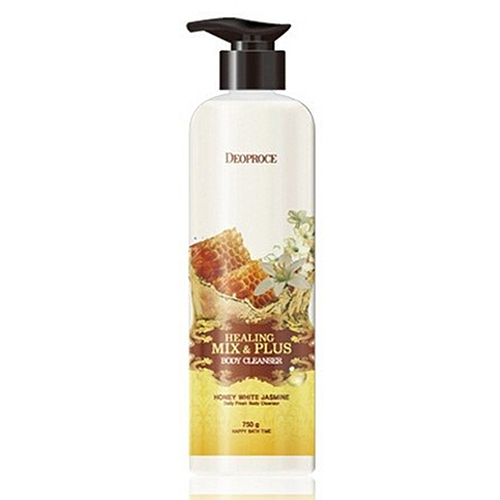 Deoproce Гель для душа мед и жасмин - Healing mix & plus body cleanser honey white jasmine, 750г