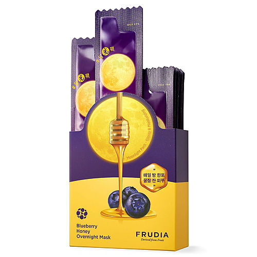 Frudia Маска ночная питательная с черникой и медом - Blueberry honey overnight mask, 20*5мл