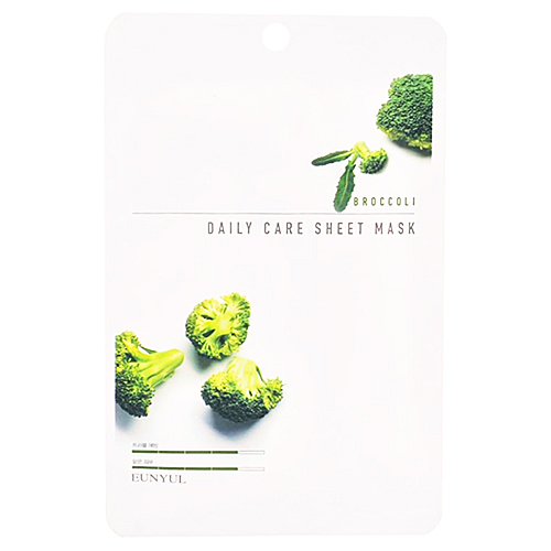 Eunyul Маска тканевая для лица с экстрактом брокколи - Broccoli daily care sheet mask, 22г