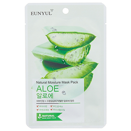 Eunyul Маска тканевая с экстрактом алоэ - Natural moisture mask pack , 22мл