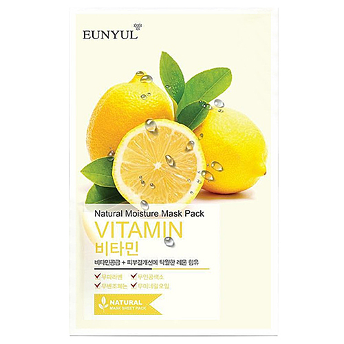 Eunyul Маска тканевая с витаминами - Natural moisture mask pack vitamin, 22мл