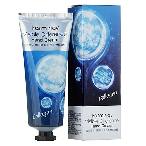 FarmStay Крем для рук с коллагеном - Visible difference collagen hand cream, 100г