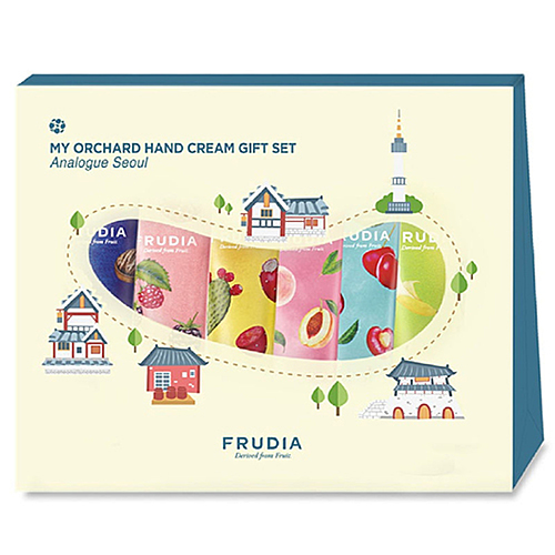 Frudia Подарочный набор кремов для рук - Analogue seoul my orchard hand cream gift set, 6*30 мл