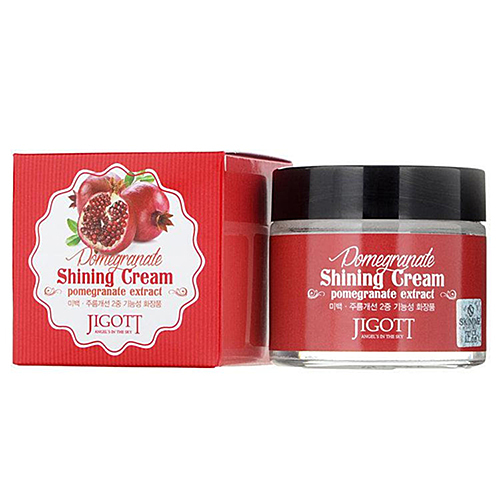 Jigott Крем для сияния кожи с экстрактом граната - Pomegranate shining cream, 70мл