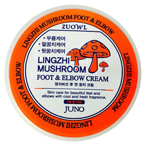Juno Крем для ног и локтей с грибами линчжи - Lingzhi mushroom foot&elbow cream, 100мл