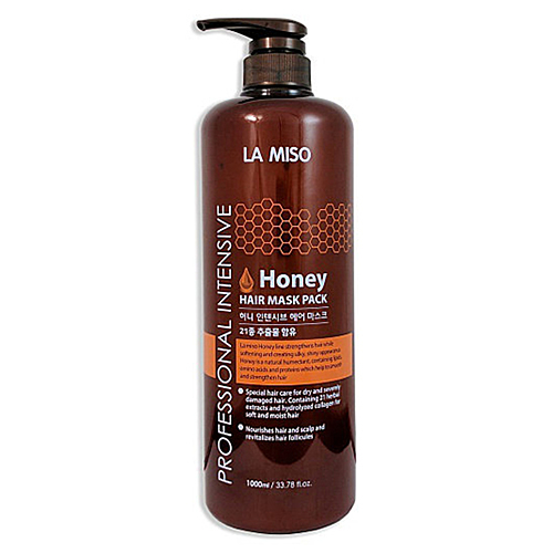 La Miso Маска для волос с медом - Professional intensive honey, 1000мл