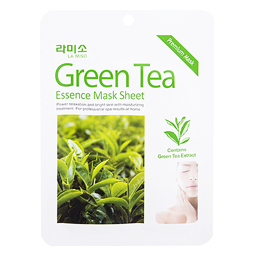 La Miso Маска с экстрактом зеленого чая - Green tea essence mask sheet, 21г