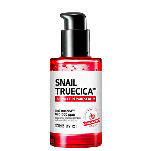 Some By Mi Сыворотка с муцином чёрной улитки - Snail truecica miracle repair serum, 50мл
