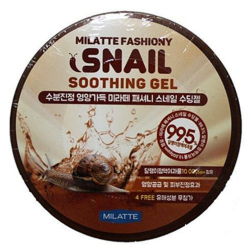 Milatte Гель универсальный увлажняющий - Fashiony snail soothing gel, 300мл