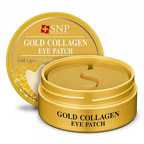 SNP Патчи гидрогелевые многофункциональные с золотом и коллагеном - Gold collagen eye patch, 60шт