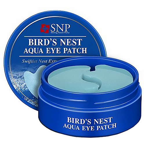 SNP Патчи гидрогелевые для век с экстрактом ласточкиного гнезда - Bird's nest eye patch, 60шт