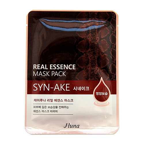 Juno Маска тканевая с пептидом змеиного яда - Syn-ake real essence mask pack, 25мл