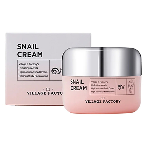 Village 11 Factory Крем для лица с улиточным муцином – Snail cream, 50мл