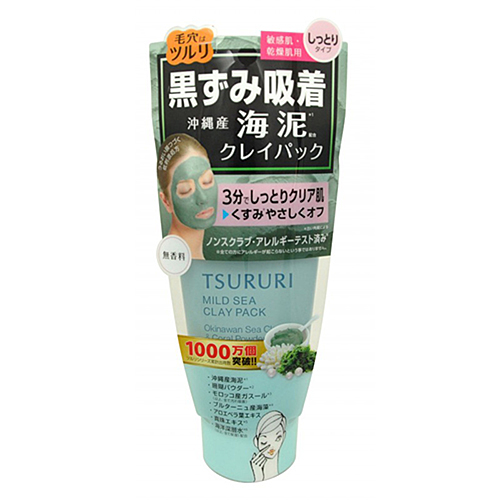 BCL Крем-маска для лица с глиной и водорослями - Tsururi mineral clay pack, 150г