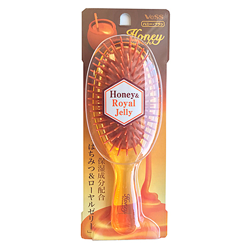 Vess Щетка массажная для увлажнения и придания блеска волосам - Honey brush