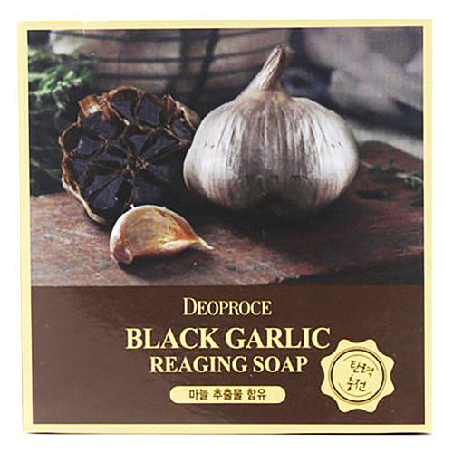 Deoproce Мыло с экстрактом черного чеснока - Soap black garic, 100г